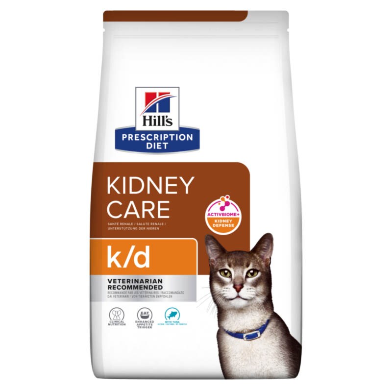 Hills Prescription Diet k/d Thunfisch Trockenfutter für Katzen_0