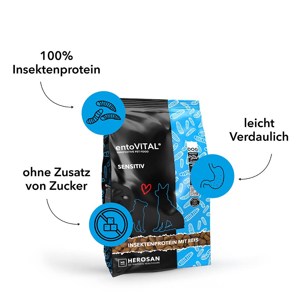Herosan entoVITAL Dog Sensitiv Trockenfutter_2