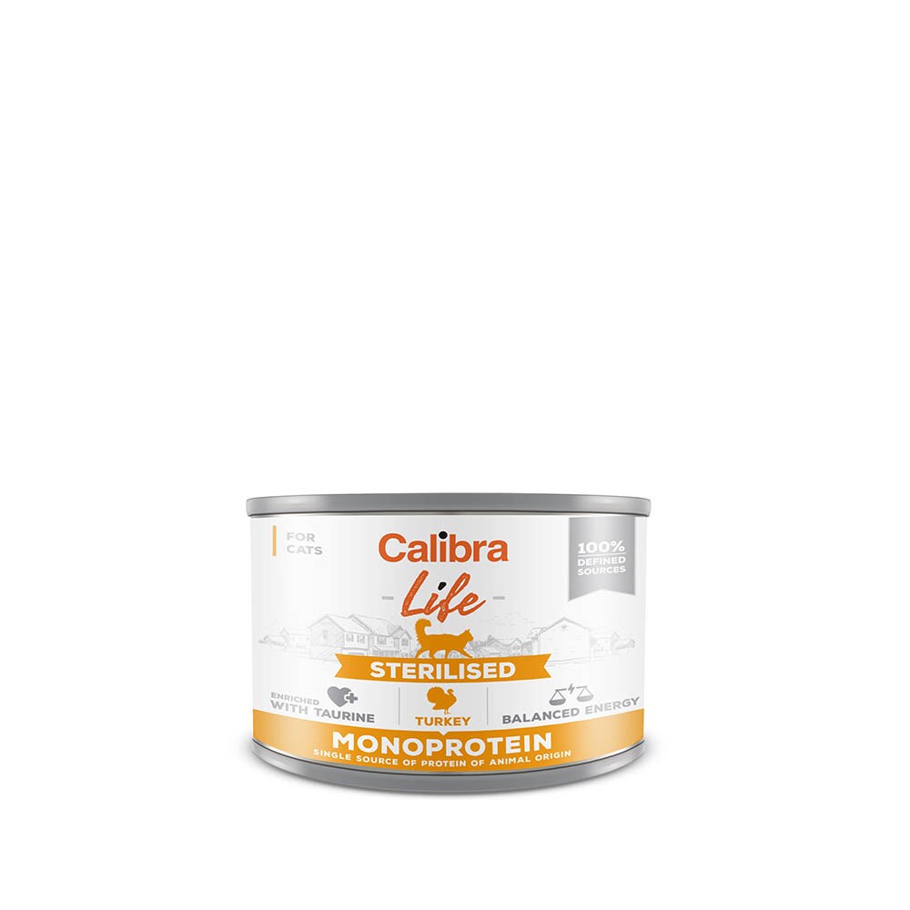 Calibra Cat Life can Sterilised Turkey_0