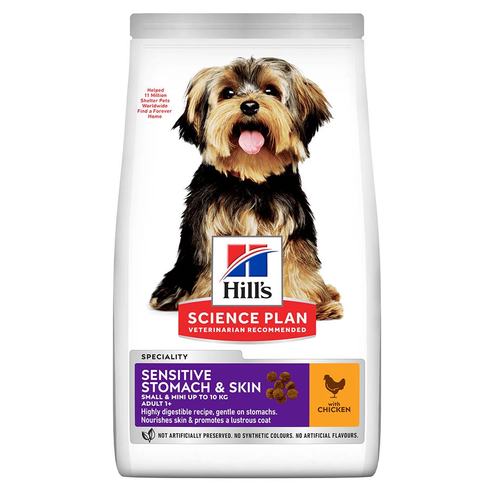 Hills Science Plan Small & Mini Sensitive Stomach & Skin Hund_0
