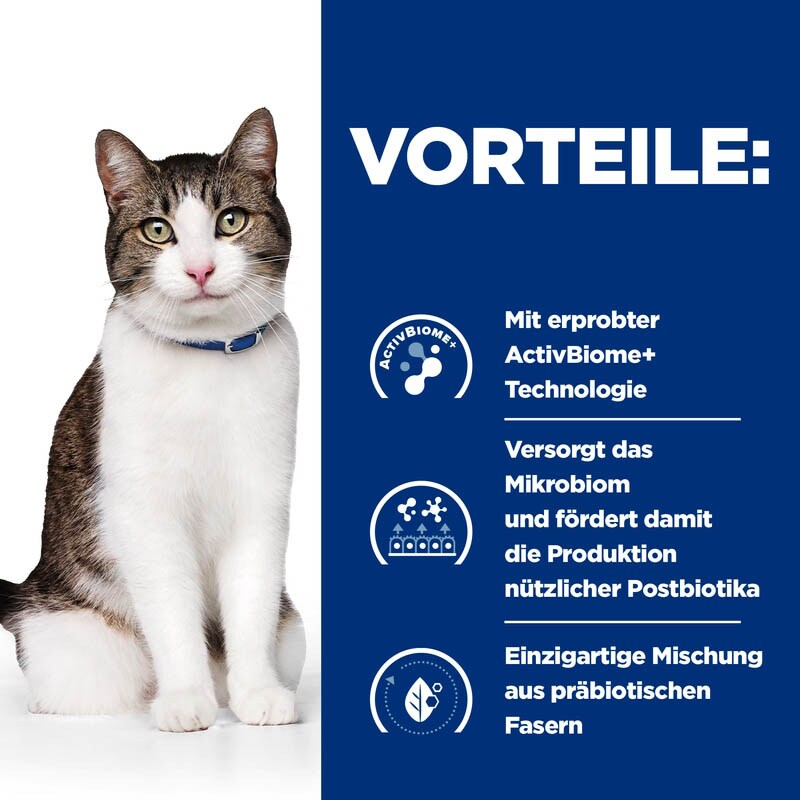 Hills Prescription Diet GI Biome Stress Ragout mit Huhn und zugefügtem Gemüse für Katzen_3