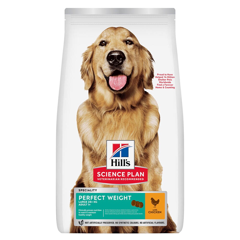 Hills Science Plan Adult Perfect Weight Large Breed Trockenfutter für Hunde_0