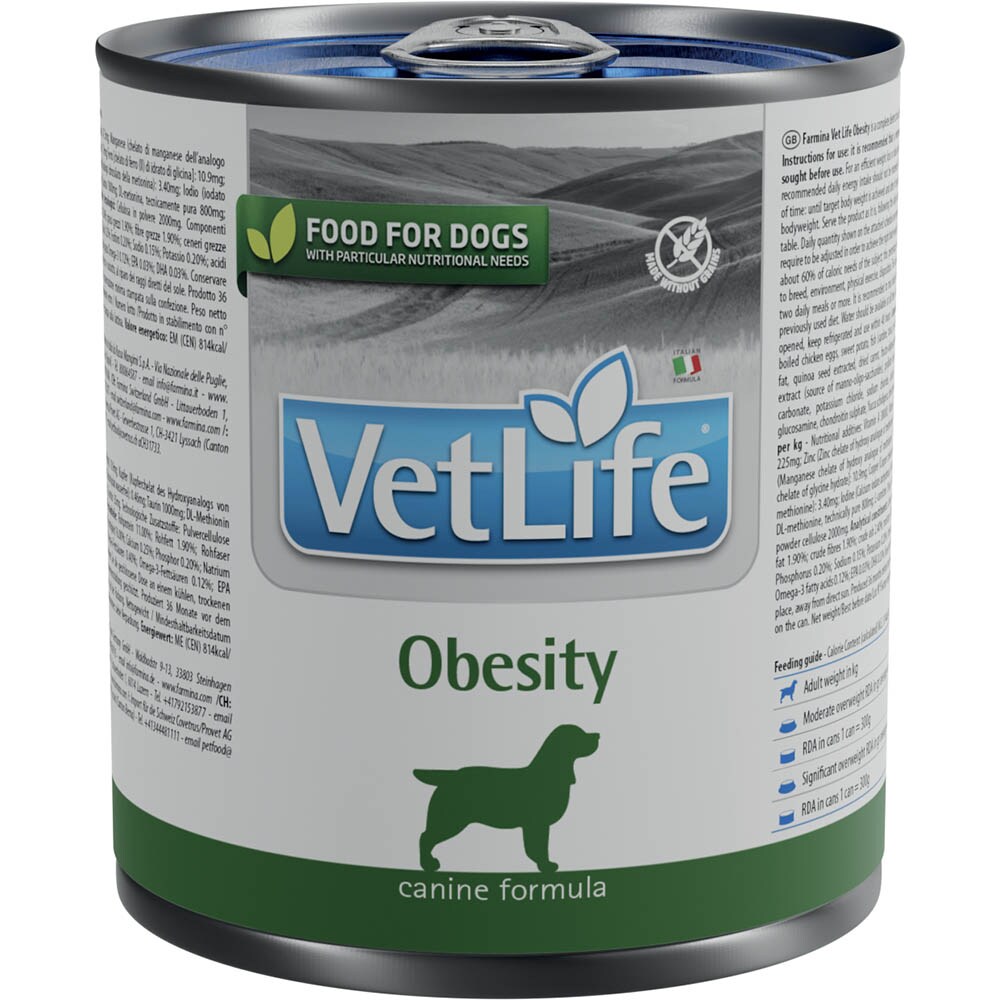 Farmina VetLife Obesity Adult Nassfutter für Hunde_0