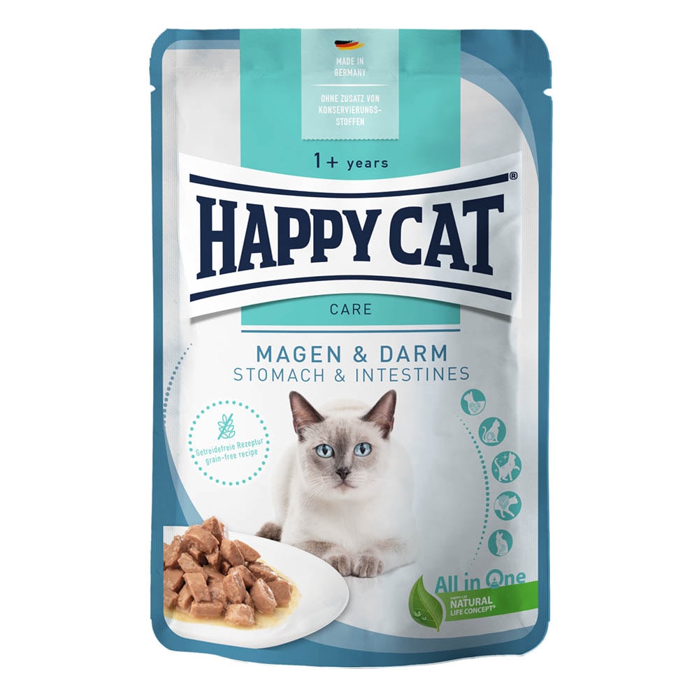 Happy Cat Care Meat in Sauce Magen & Darm Pouch_0