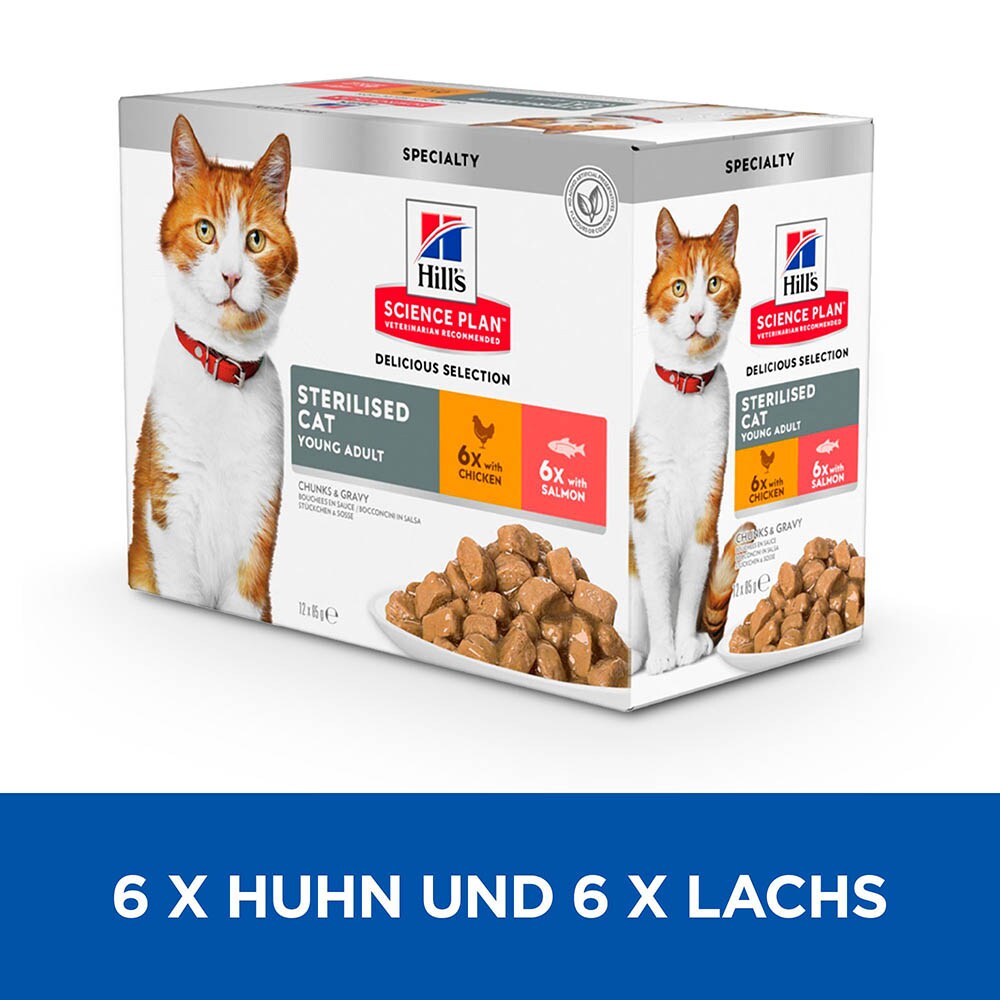 Hills Science Plan Sterilised Cat Adult Multipack_0