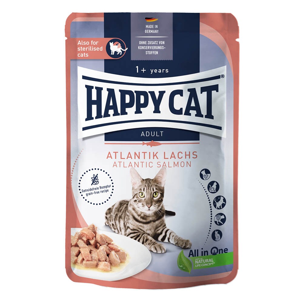 Happy Cat Culinary Meat in Sauce Atlantik Lachs Pouch_0