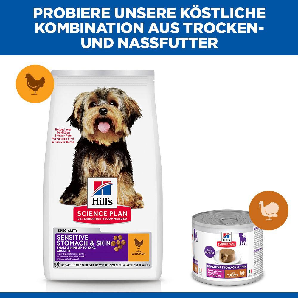 Hills Science Plan Small & Mini Sensitive Stomach & Skin Hund_7