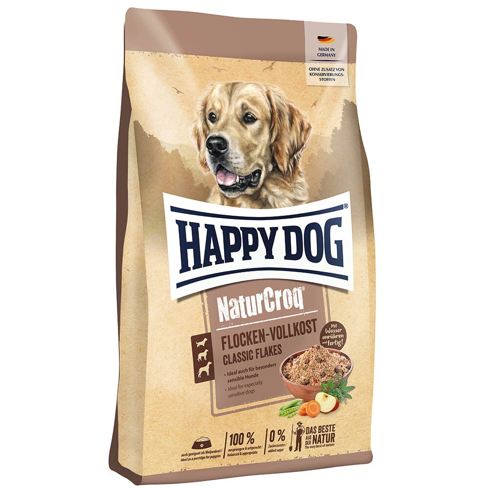 Happy Dog NaturCroq Flocken Vollkost_0