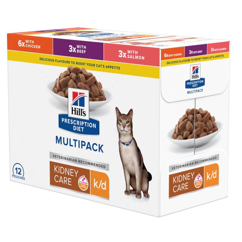 Hills Prescription Diet k/d Multipack Frischebeutel Katze_0