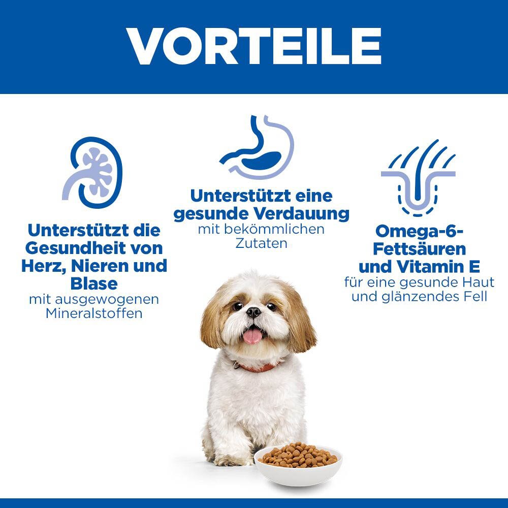 Hills Science Plan Mature Adult 7+ Small & Mini Trockenfutter für kleine Hunde mit Huhn_2