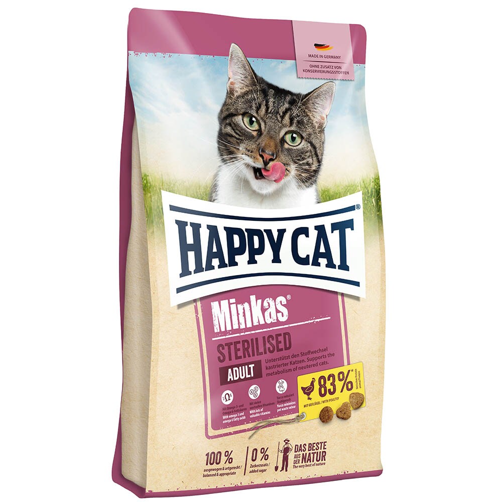 Happy Cat Minkas Sterilised Geflügel_0
