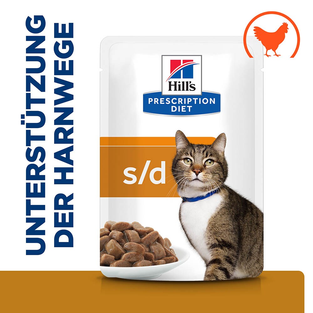 Hills Pescription Diet s/d Nassfutter für Katzen mit Huhn_1