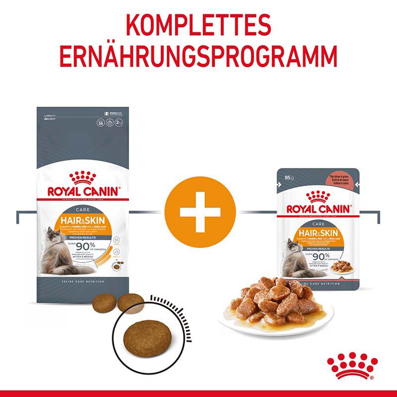 Royal Canin Hair & Skin Care Katzennahrung Feucht für gesundes Fell (Intense Beauty)_5