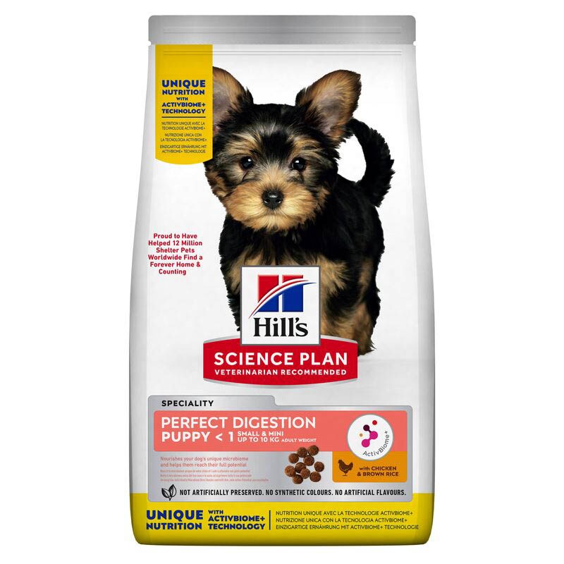 Hills Science Plan Perfect Digestion Small & Mini Welpenfutter mit Huhn und Braunem Reis_0