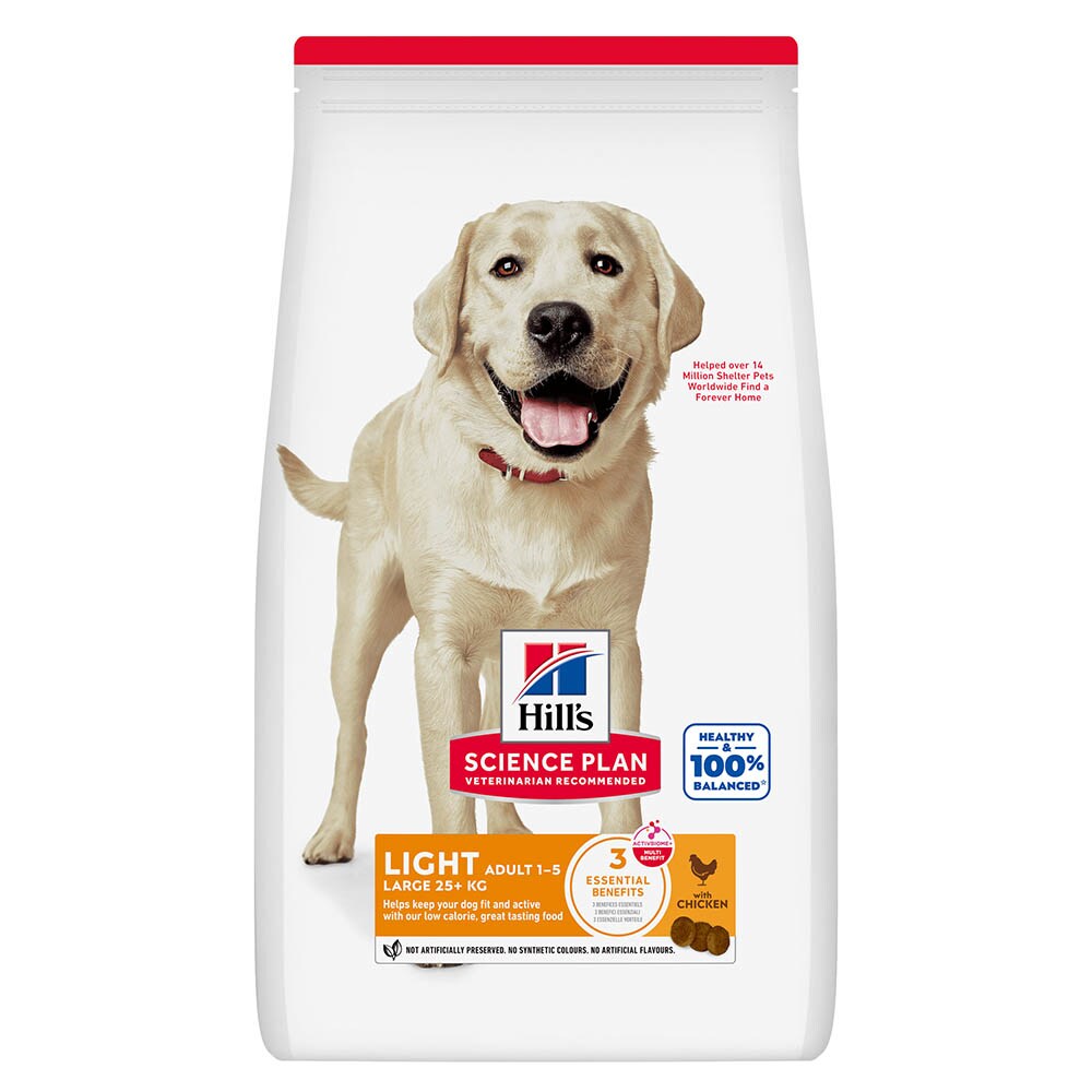 Hills Science Plan Adult Light Large Breed mit Huhn Trockenfutter für Hunde_0