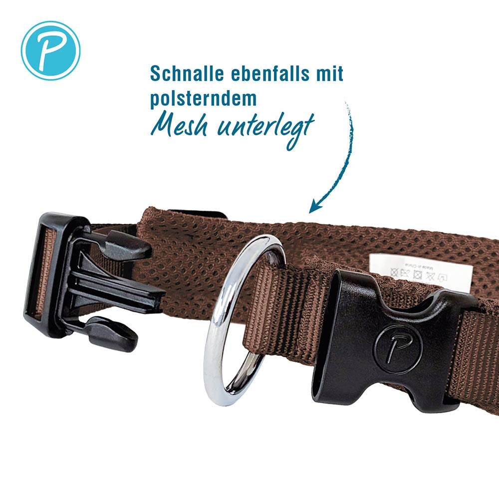 Petlando Mesh Halsband mokka_2