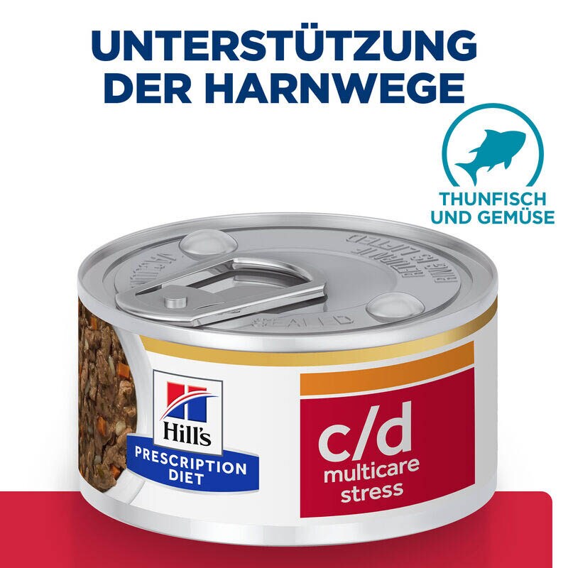 Hills Prescription c/d Multicare Stress Ragout für Katzen mit Thunfisch_1