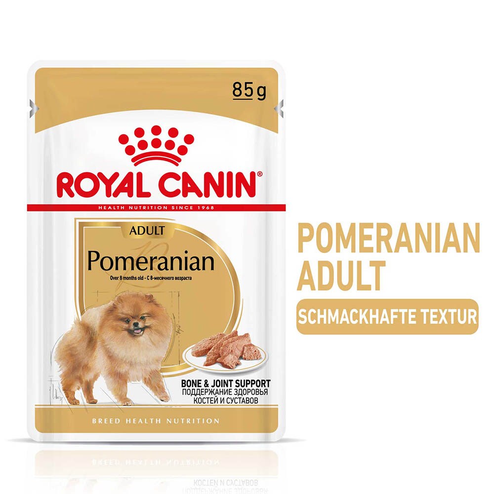 Royal Canin Breed Pomeranian Feuchtnahrung für Zwergspitze als Mousse (>8 Monate)_0