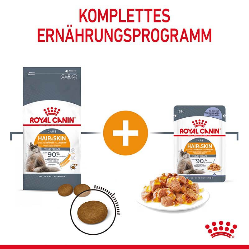 Royal Canin Hair & Skin Care Katzennahrung Feucht für gesundes Fell (Intense Beauty)_5