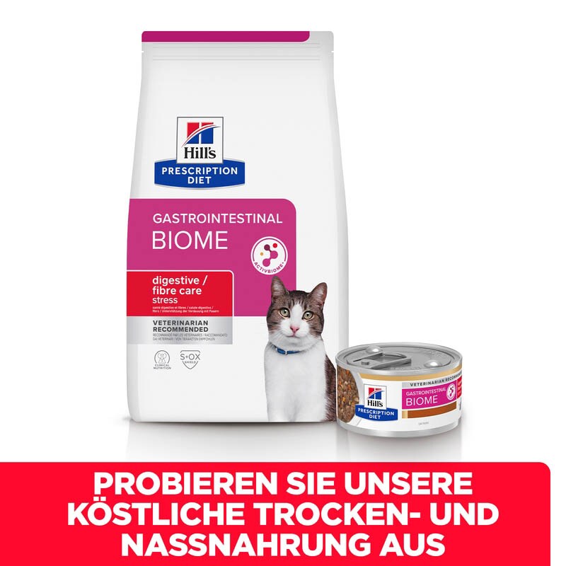 Hills Prescription Diet GI Biome Stress Ragout mit Huhn und zugefügtem Gemüse für Katzen_5