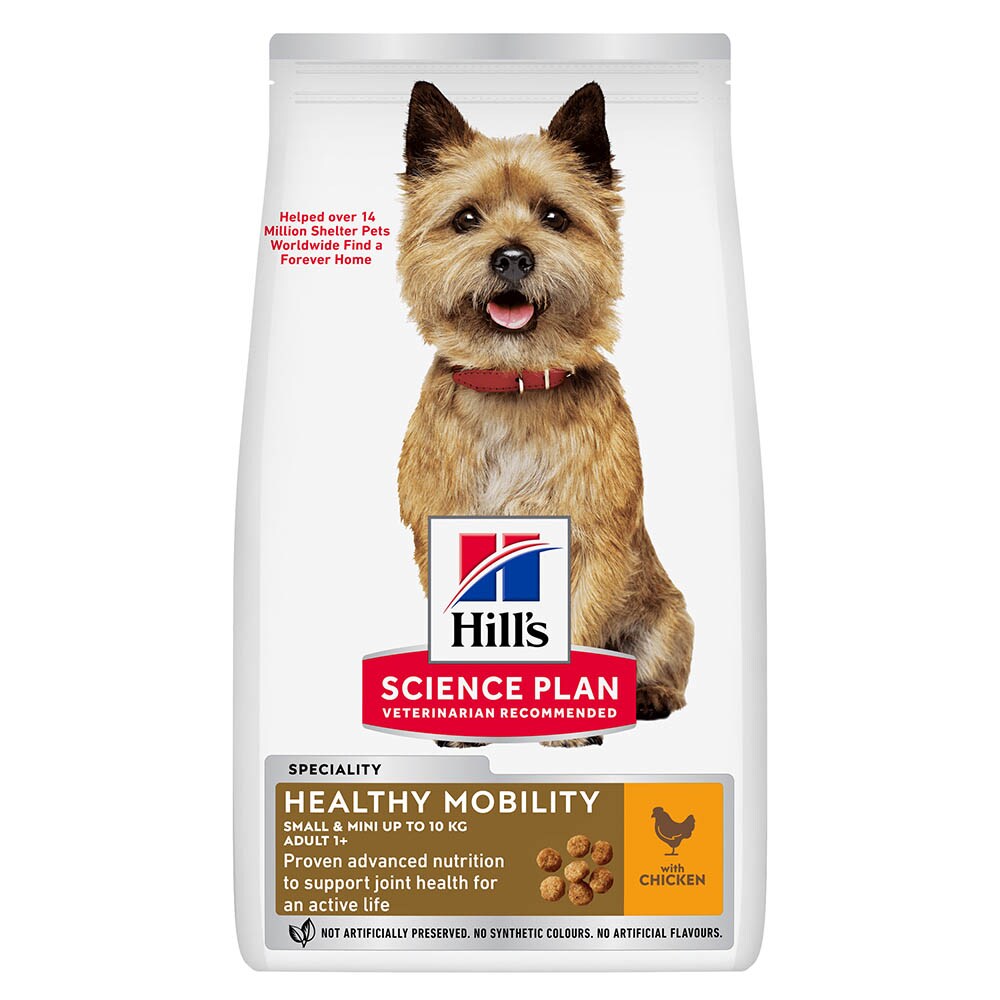 Hills Science Plan Adult Healthy Mobility Small & Mini mit Huhn Hund_0