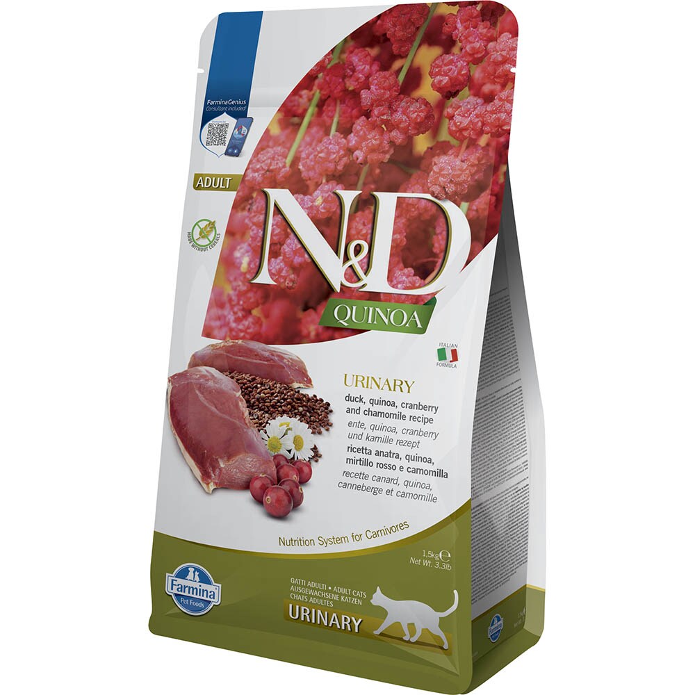 Farmina N&D Quinoa Urinary Adult Ente Trockenfutter für Katzen_0