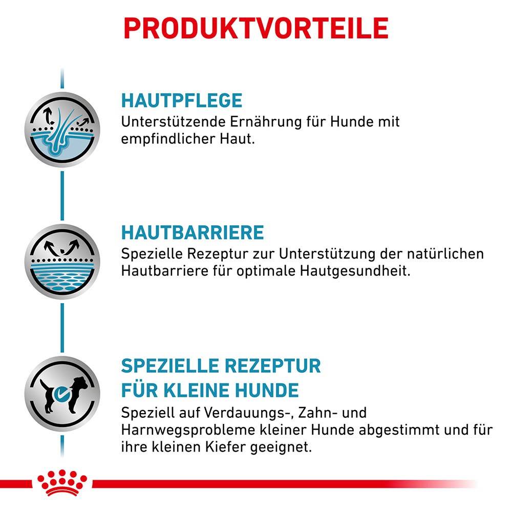 Royal Canin Veterinary Skin Care Small Dogs Trockenfutter für Hunde_3