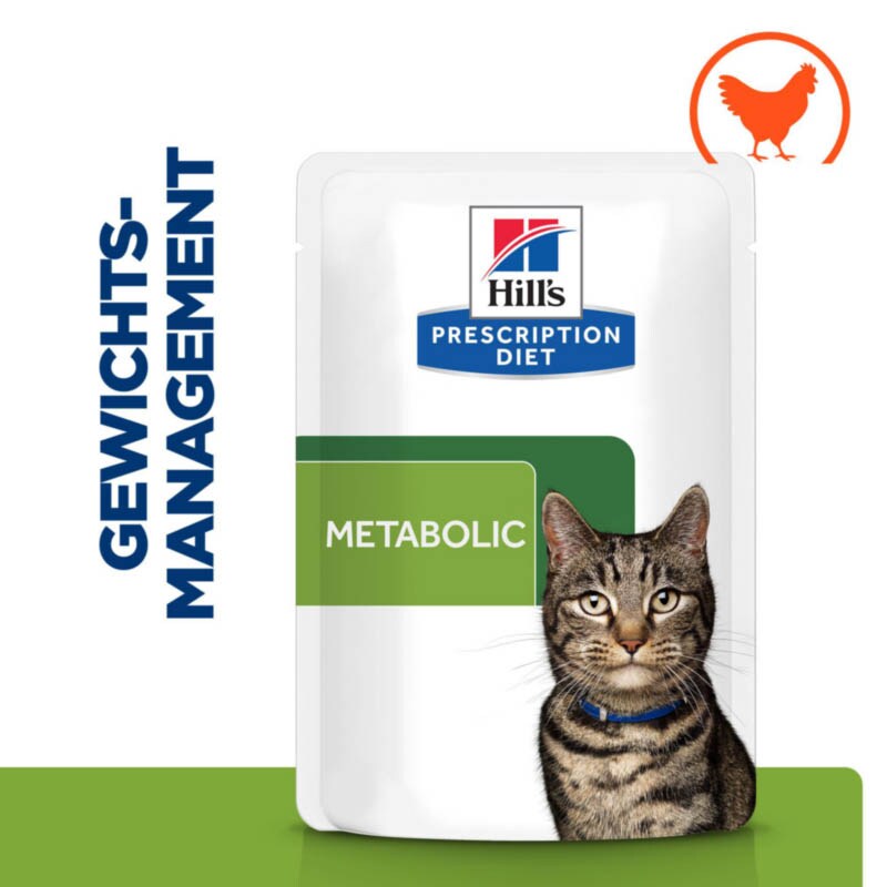 Hills Prescription Diet Metabolic mit Huhn Nassfutter für Katzen_1
