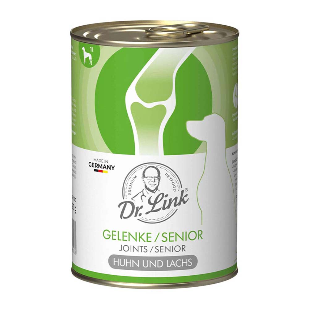 Dr. Link Spezial-Diät Gelenke Senior Joints Huhn und Lachs Nassfutter für Hunde_0