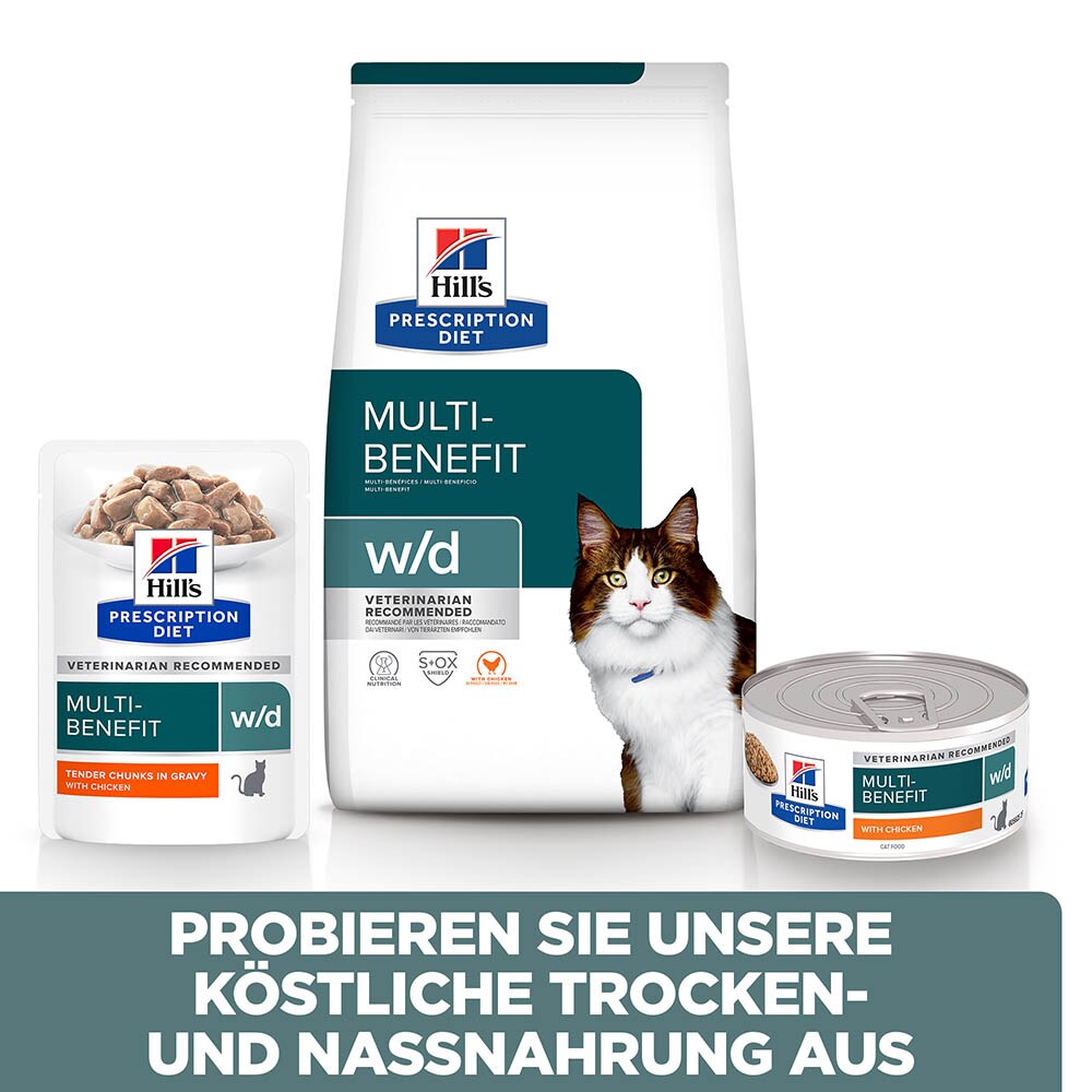 Hills Prescription Diet w/d Multi-Benefit Katzenfutter mit Huhn_5