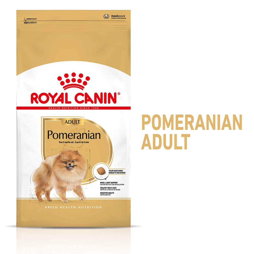 Royal Canin Pomeranian Breed Adult Trockennahrung für ausgewachsene Zwergspitze (>8 Monate) _0