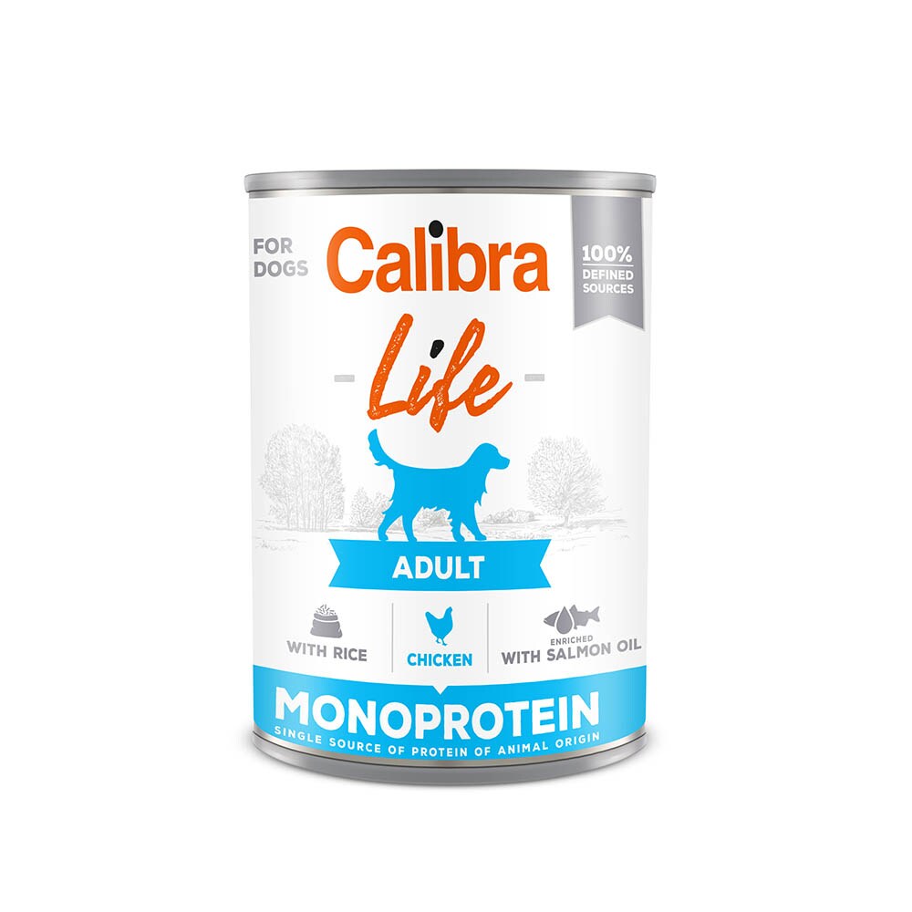 Calibra Dog Life can Adult Chicken with rice_0