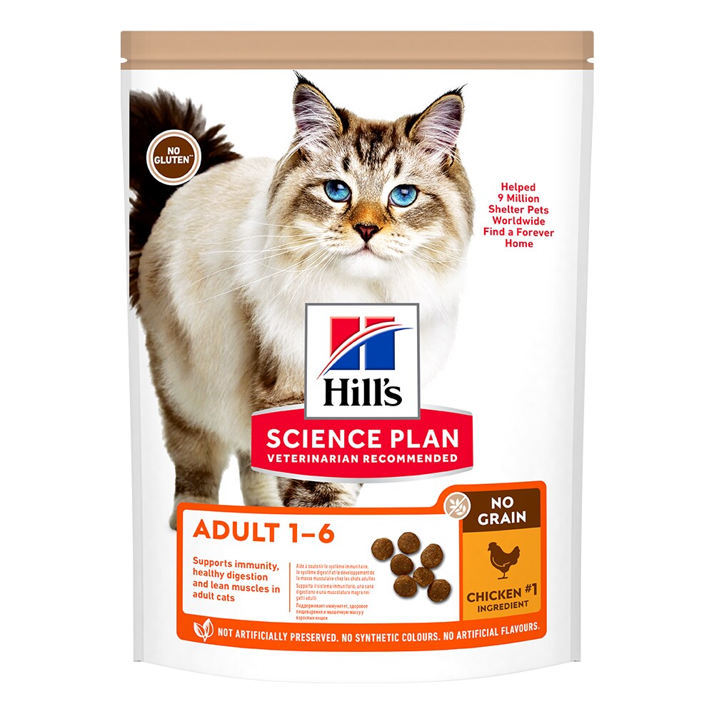 Hills Science Plan No Grain Adult Cat mit Huhn_0