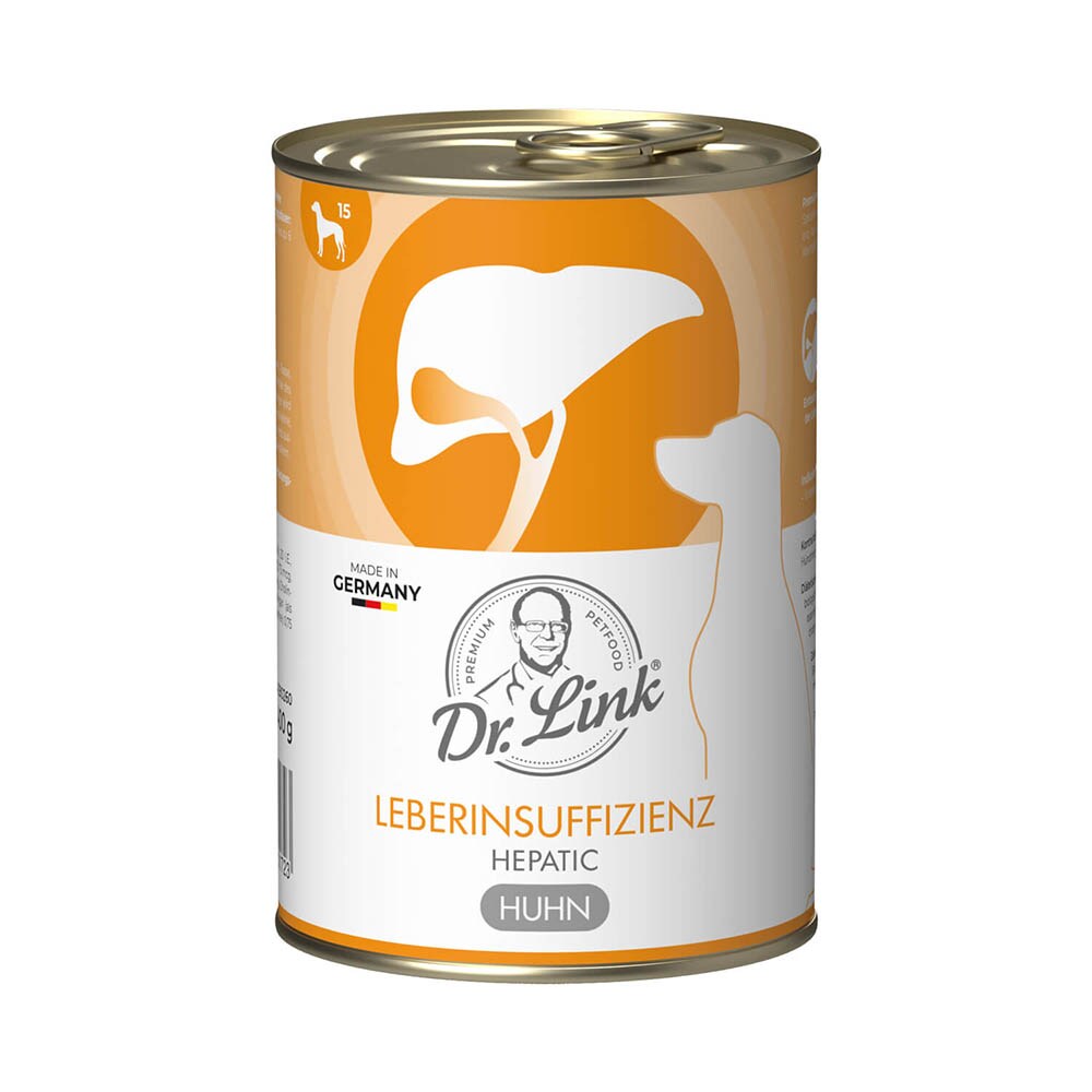Dr. Link Spezial-Diät Leberinsuffizienz Hepatic Huhn Nassfutter für Hunde_0