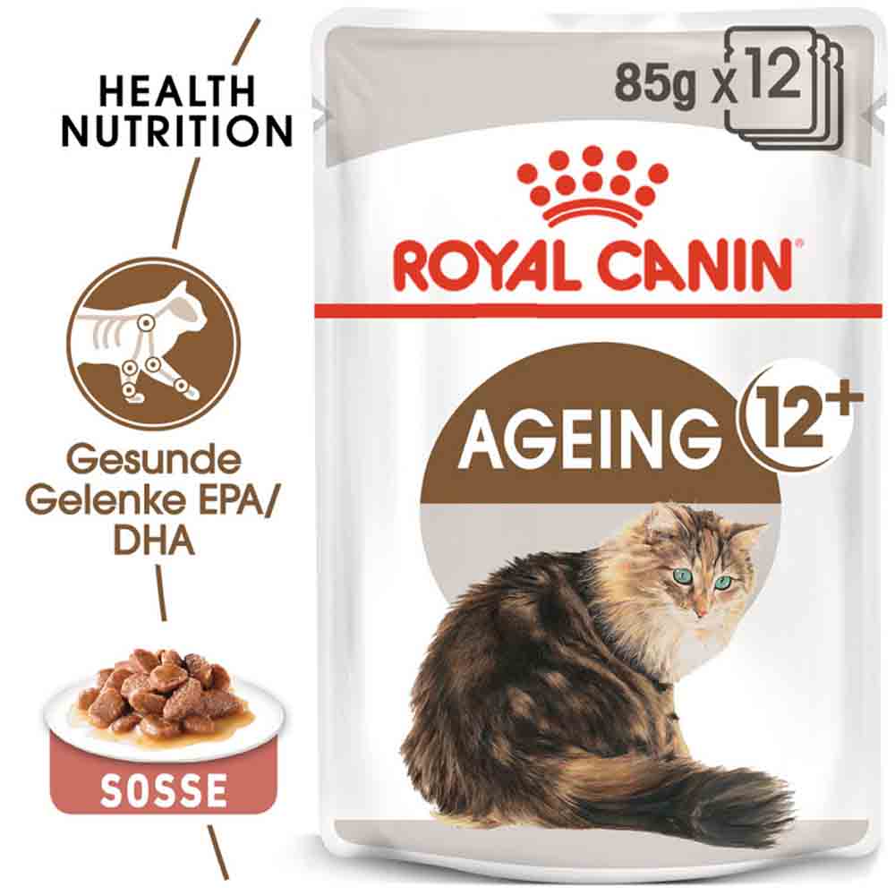 Royal Canin Ageing 12+ in Soße Nassfutter für ältere Katzen_0