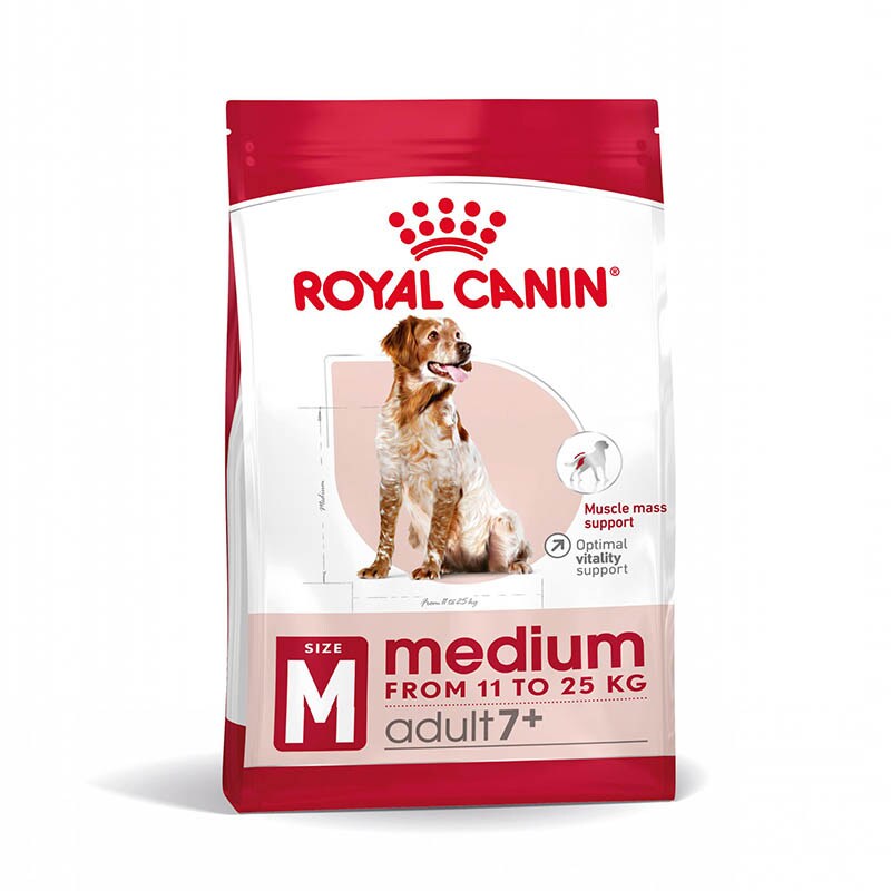 Royal Canin Medium Adult 7+ Trockenfutter für ältere mittelgroße Hunde_0
