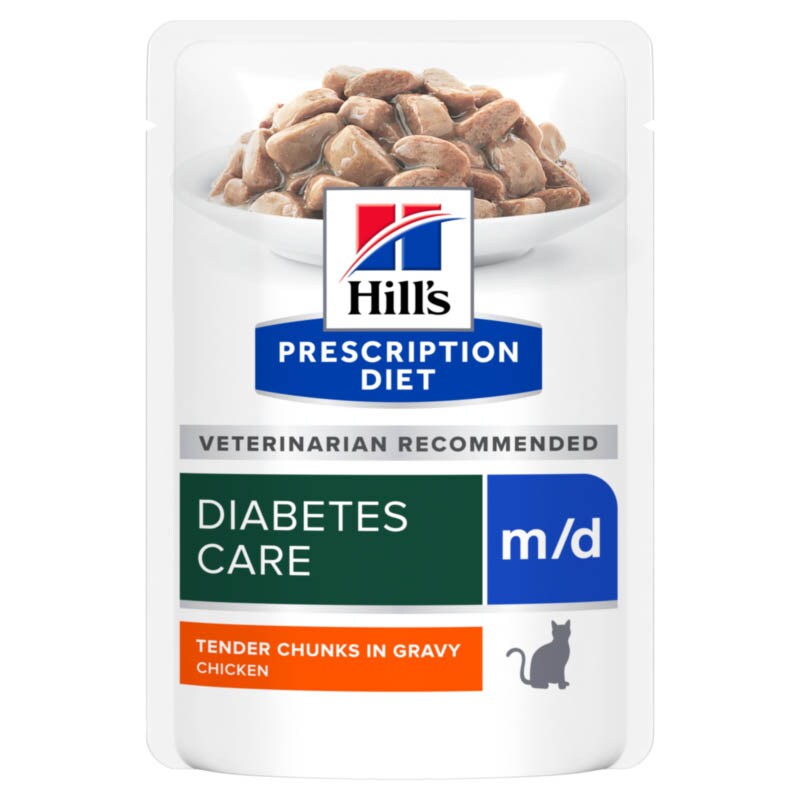 Hills Prescription Diet m/d Katzenfutter mit Huhn_0