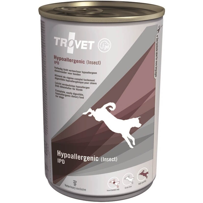 Trovet Hypoallergenic Insekten-Kartoffel getreidefrei (IPD) Nassfutter für Hunde_0