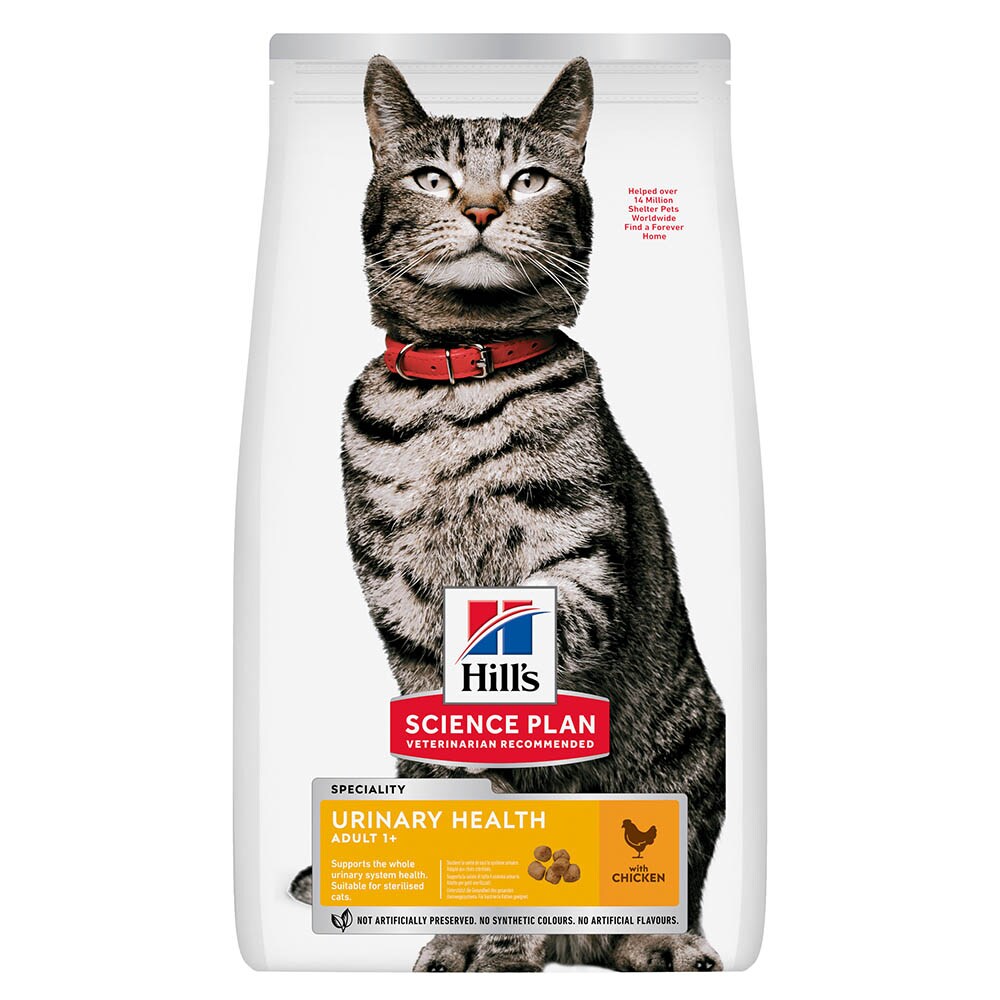 Hills Science Plan Urinary Health Hairball Control Huhn Katze_0