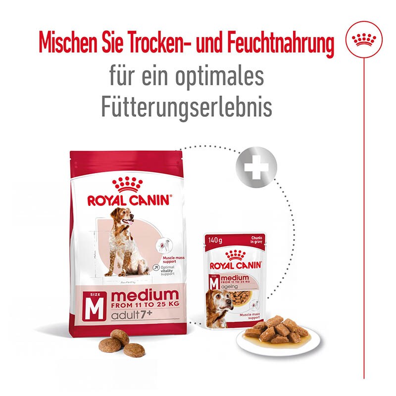 Royal Canin Medium Adult 7+ Trockenfutter für ältere mittelgroße Hunde_4