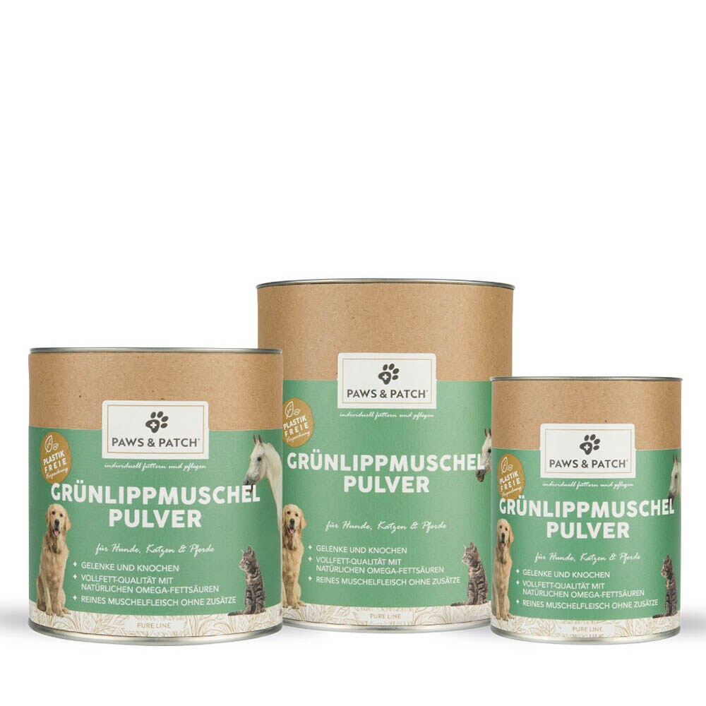 PAWS & PATCH Grünlippmuschel Pulver für Hunde, Katzen und Pferde_2