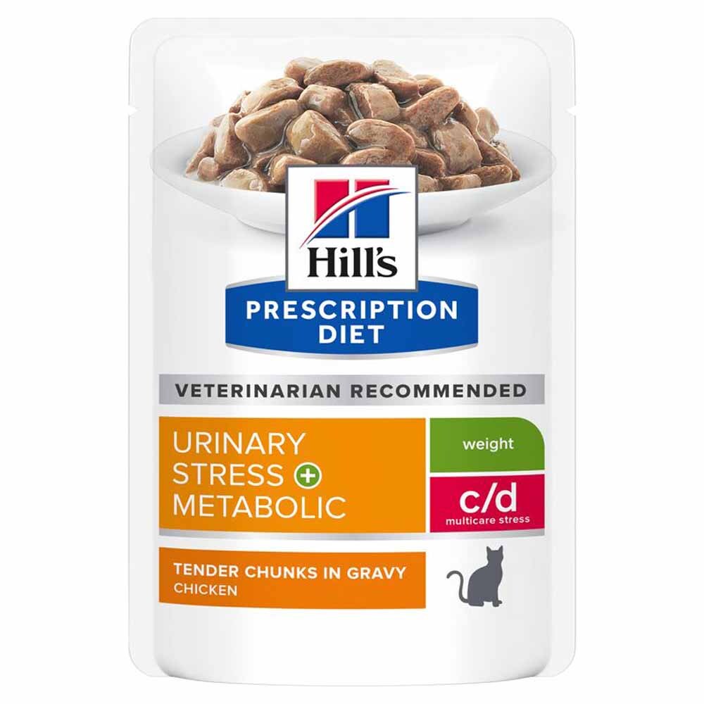 Hills Prescription Diet c/d Urinary Stress + Metabolic Nassfutter für Katzen_0