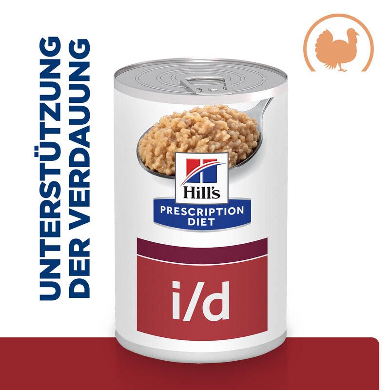 Hills Prescription Diet Digestive Care i/d Dose Truthahn Hund_2