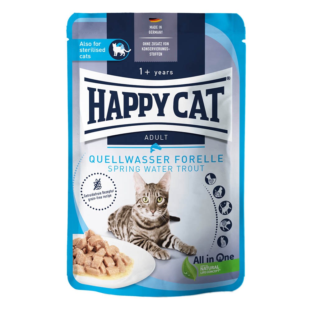Happy Cat Culinary Meat in Sauce Quellwasser Forelle Pouch_0