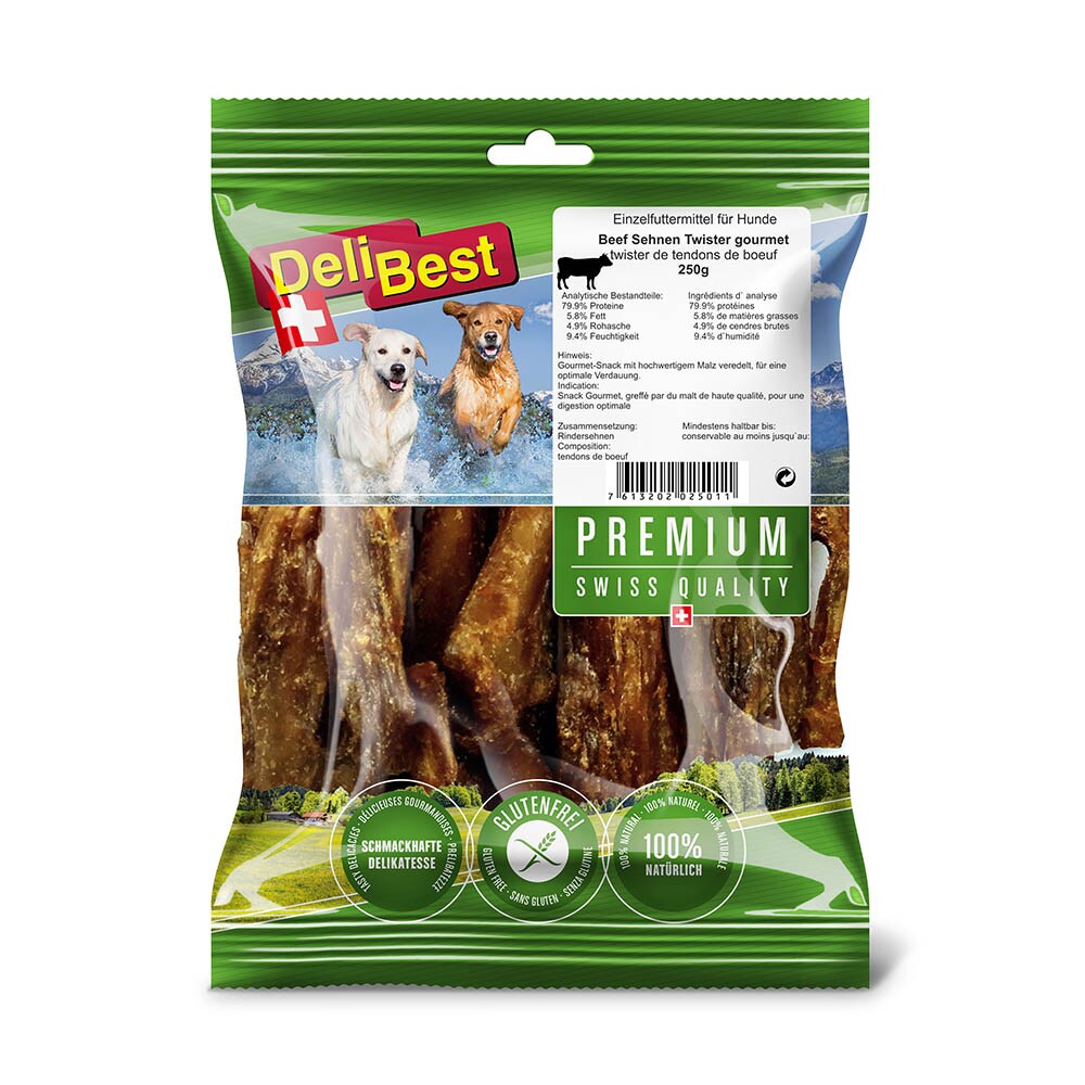 DeliBest Premium Beef Sehnen Twister gourmet_0