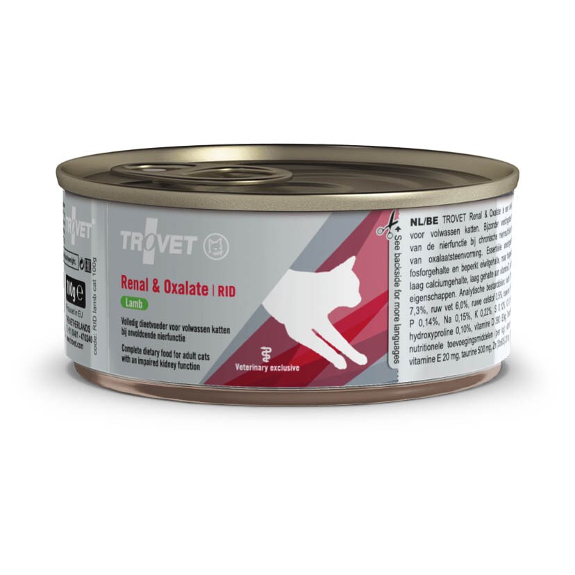 Trovet Renal & Oxalate Lamm (RID) Nassfutter für Katzen_0