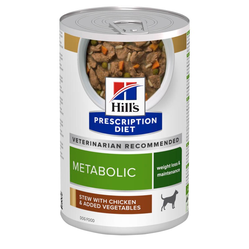 Hills Prescription Diet Metabolic Ragout für Hunde mit Huhn und zugefügtem Gemüse_0