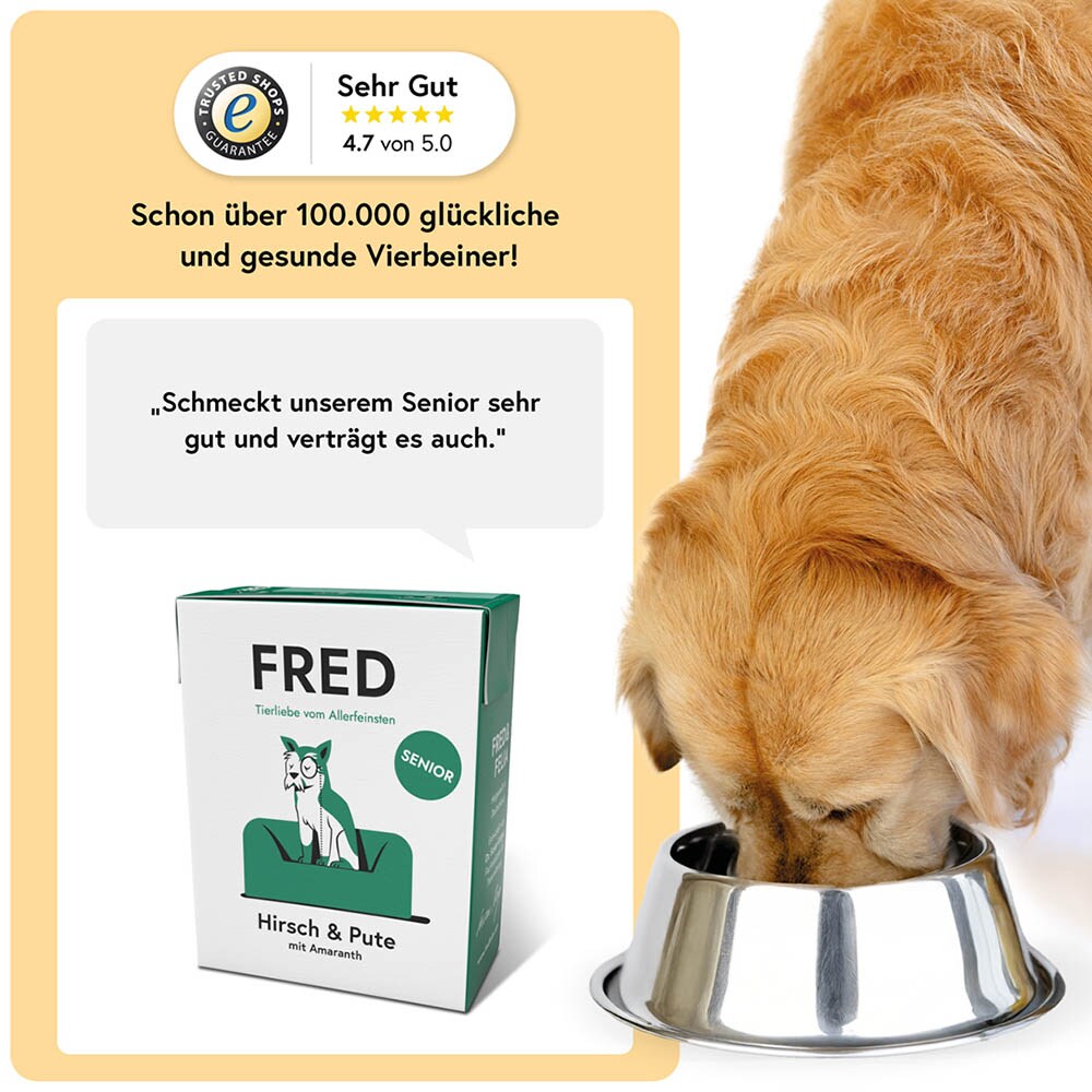 Fred Senior Hirsch & Pute mit Amaranth_3