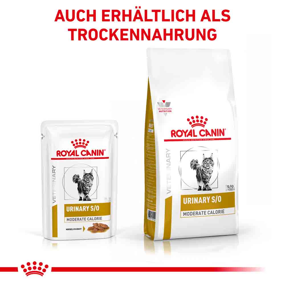 Royal Canin Veterinary Urinary S/O Moderate Calorie Nassfutter für Katzen_4