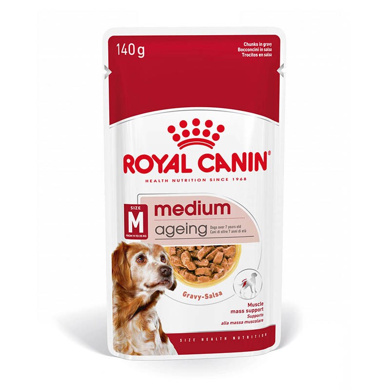 Royal Canin Medium Ageing Feuchtnahrung als Stückchen in Soße (>7. Lebensjahr)_0